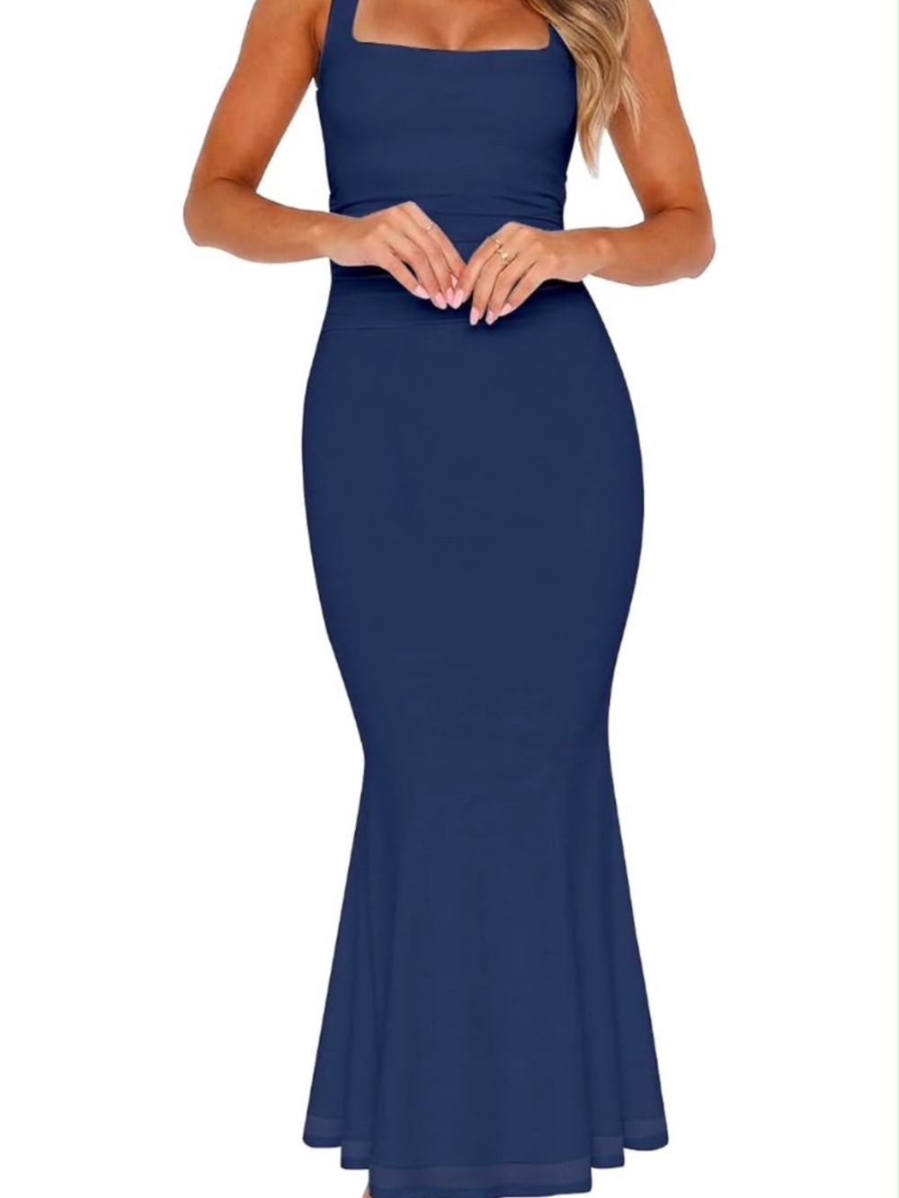 Bodycon Ruched Maxi Dress - Picture 3 of 5